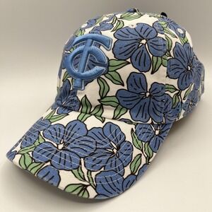 Minnesota Twins 47 Brand Womens Hat Cap Strap Back One Size Floral Blue MLB NEW